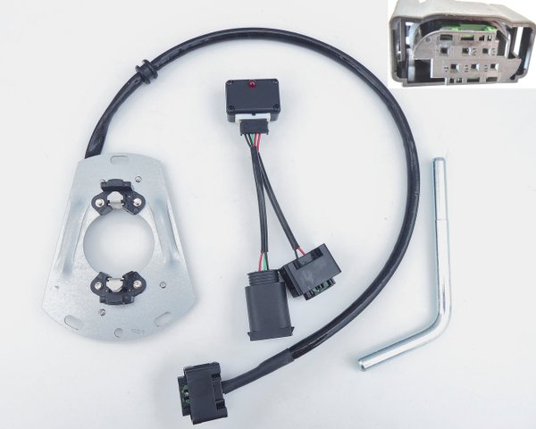 Hall Effect Sensor Q-TECH for BMW 4-V Boxer. Rectangular Plug, Hall Test & TDC Pin repl. 12117673277