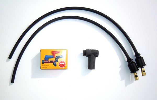 Ignition Cable Set for Single Spark Ignitions for BOSCH Coils - Underwaterproof