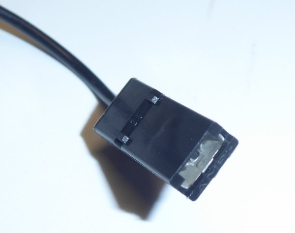 Flachsteckhülsen 6,3mm mit schwarzem Gehäuse 0,5 - 1,0qmm